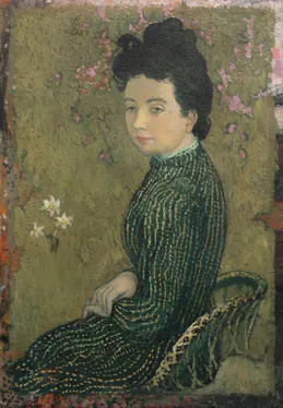 Maurice Denis, Eva Meurier in a Green Dress