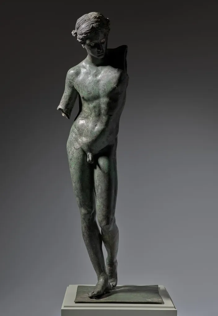 Attributed to Praxiteles or follower, The Cleveland Apollo: Apollo Sauroktonos (Lizard-Slayer) or Apollo the
