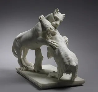 Francesco Antonio Franzoni, Panther Attacking a Goat