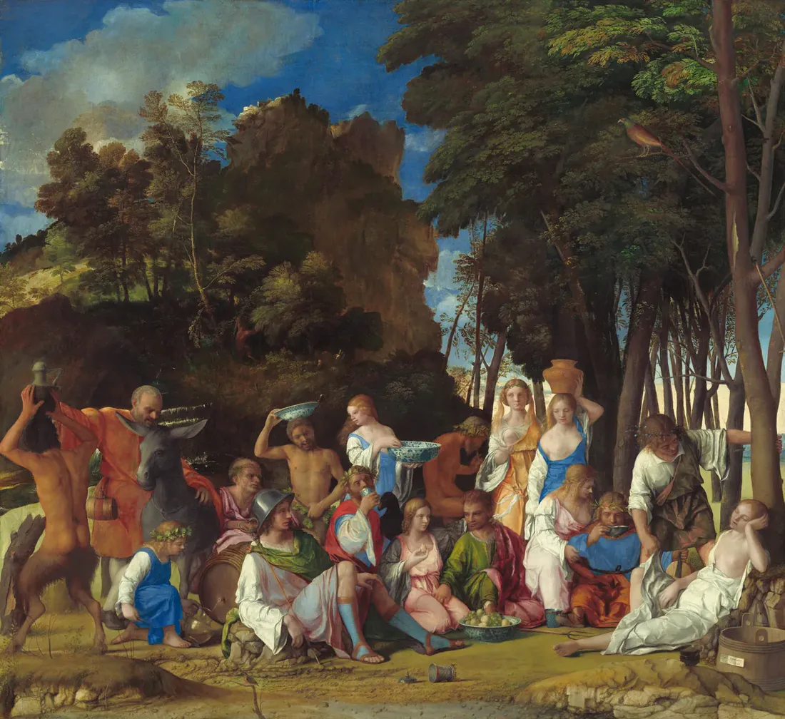 Giovanni Bellini and Titian, The Feast of the Gods