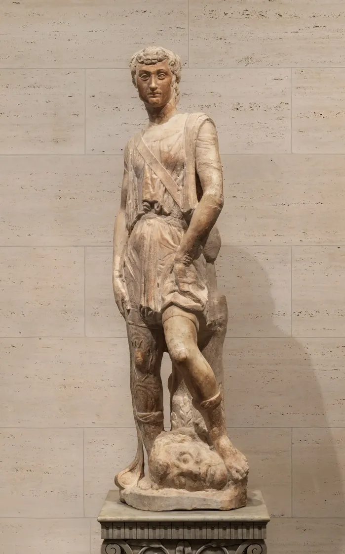 Bernardo Rossellino or Antonio Rossellino, The David of the Casa Martelli