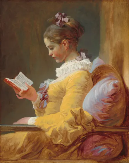 Jean-Honoré Fragonard, Young Girl Reading