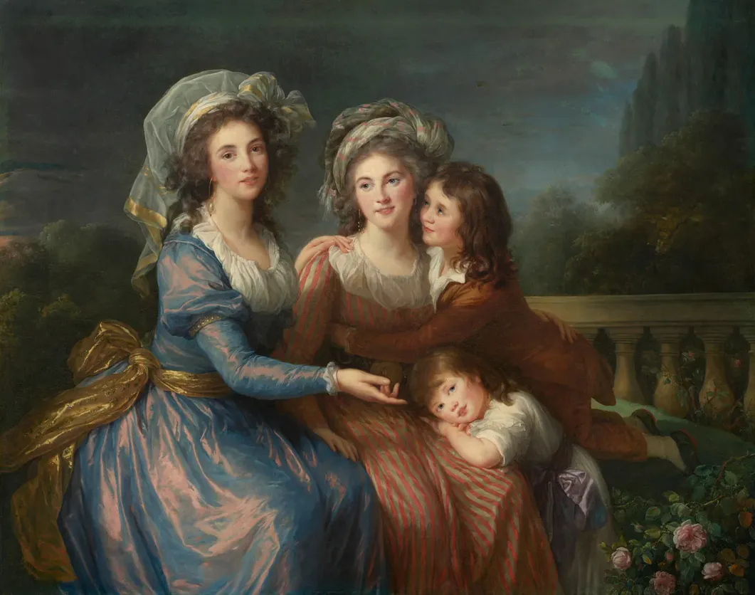 Élisabeth Louise Vigée Le Brun, The Marquise de Pezay, and the Marquise de Rougé with Her Sons Alexis 