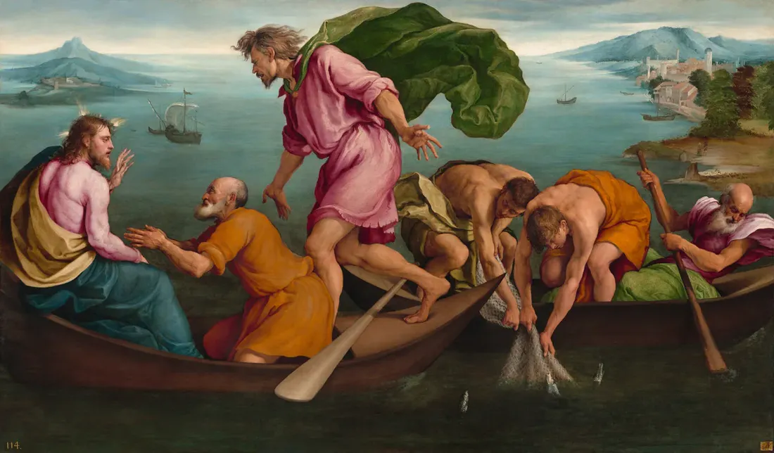 Jacopo Bassano, The Miraculous Draught of Fishes